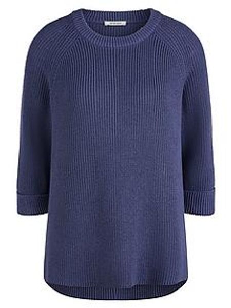 Long-Pullover aus 100% SUPIMA®-Baumwolle Peter Hahn blau günstig online kaufen