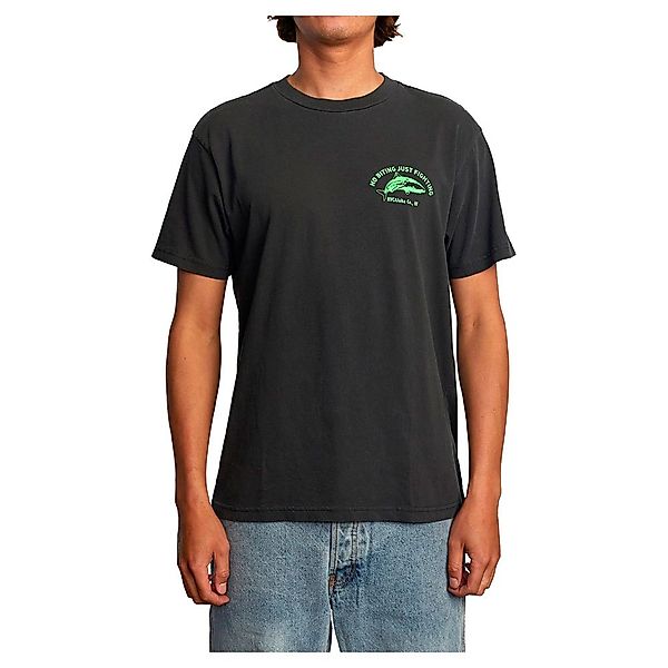Rvca No Biting Kurzärmeliges T-shirt S Black günstig online kaufen