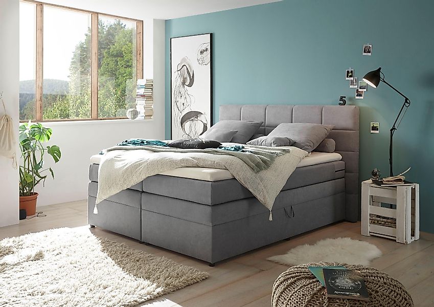ED EXCITING DESIGN Boxspringbett Tacoma, inkl. günstig online kaufen