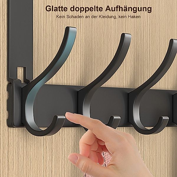 MODFU Türhaken Türgarderobe Türhakenleiste Tür Kleiderhaken günstig online kaufen