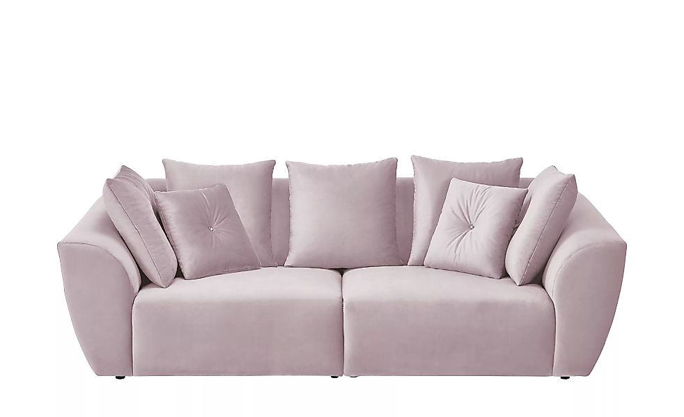 smart Big Sofa  Krista - rosa/pink - 250 cm - 81 cm - 106 cm - Polstermöbel günstig online kaufen