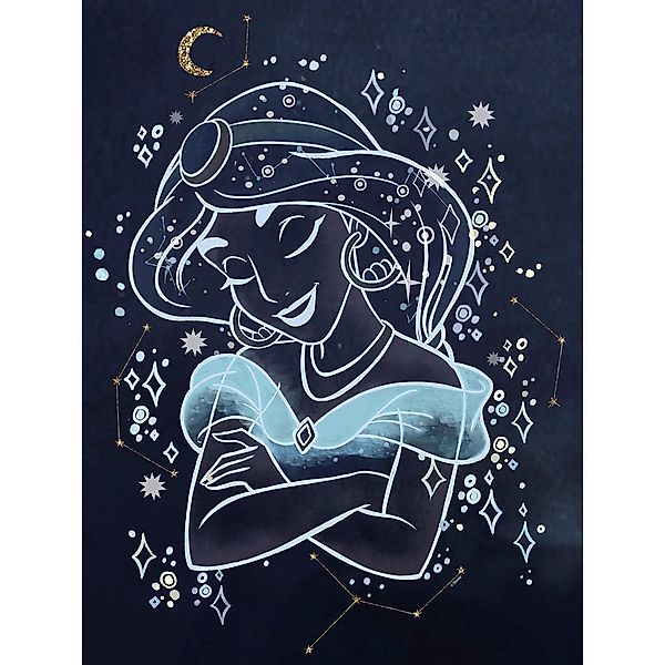 Komar Wandbild Jasmin Dreaming Disney B/L: ca. 30x40 cm günstig online kaufen