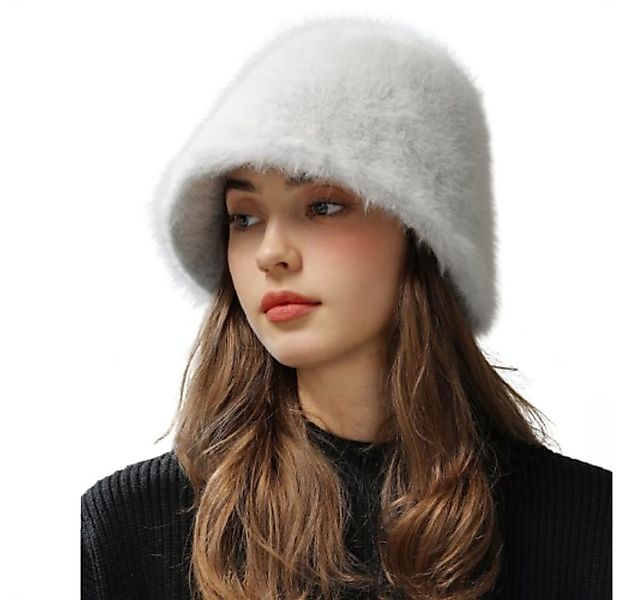 Blusmart Plüschmütze Damen-Plüschmütze für Herbst/Winter (Ohren-/Kopfschutz günstig online kaufen