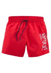 s.Oliver Badeshorts mit Logodruck und kontrastfarbenen günstig online kaufen