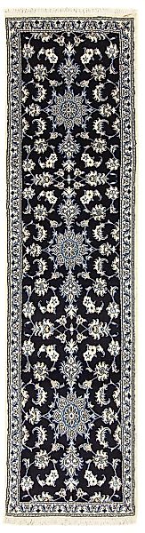 morgenland Orientteppich »Perser - Nain - 297 x 76 cm - dunkelblau«, rechte günstig online kaufen