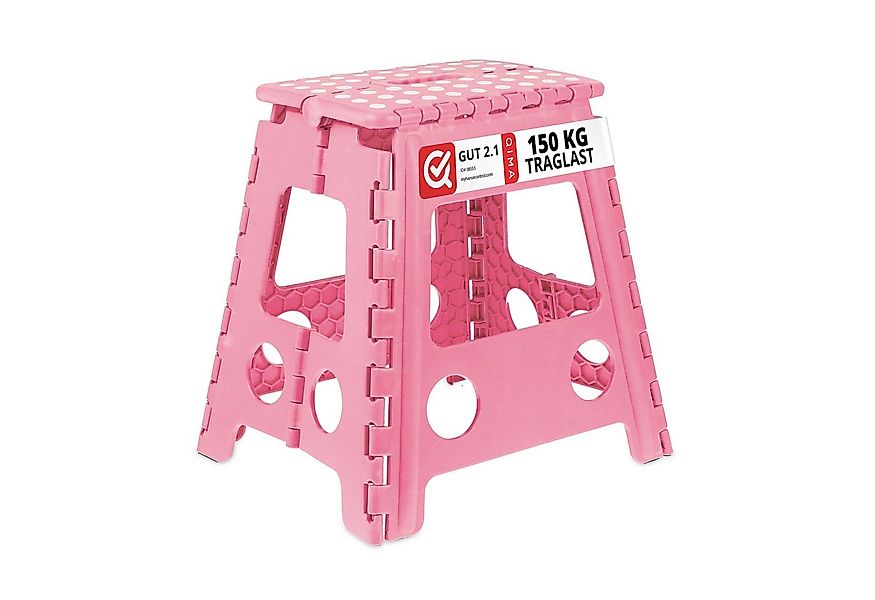 relaxdays Sitzhocker Klapphocker faltbar XL Pink günstig online kaufen