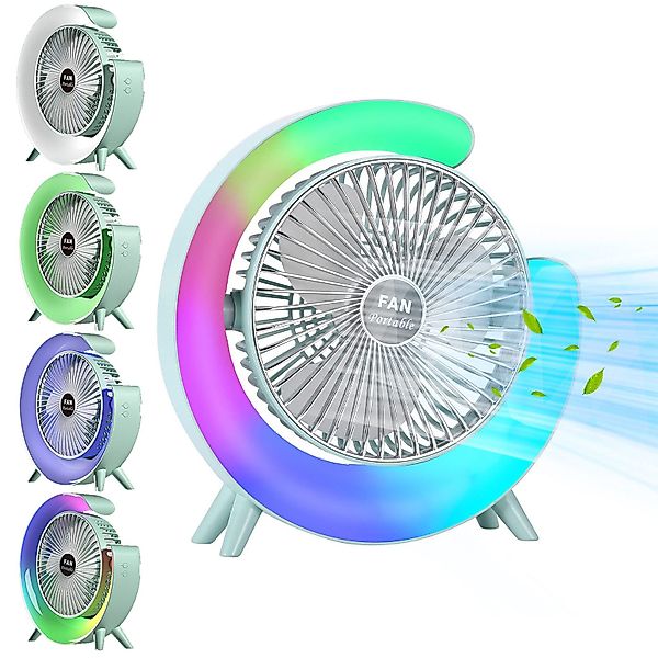BlingBin Tischventilator Tragbar USB Ventilator Leise günstig online kaufen