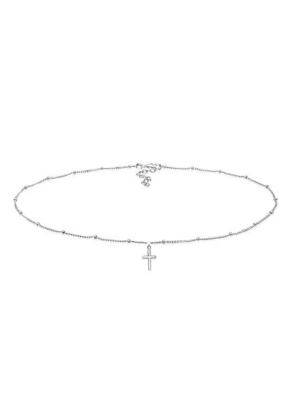 Elli Collier Choker Kugelkette Kreuz Glaube günstig online kaufen