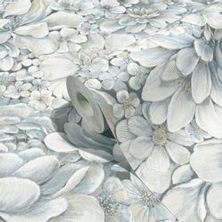 Marburg Vliestapete Flower, geprägt, matt, Blattmotiv günstig online kaufen