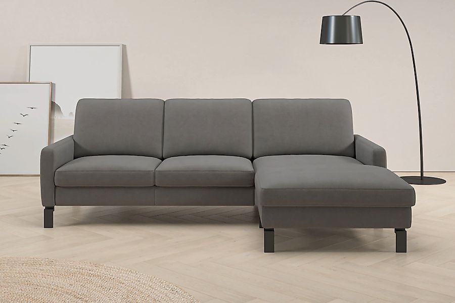 Home affaire Ecksofa inkl. saugroboterfreundliche Höhe & schmale Armlehnen günstig online kaufen