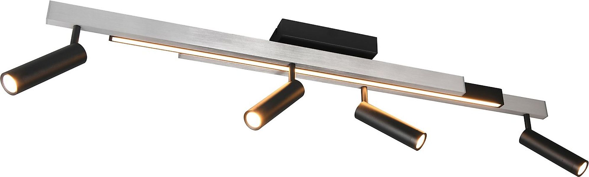 TRIO Leuchten LED Deckenleuchte ZENO ausziehbare LED Deckenlampe mit 4 vers günstig online kaufen