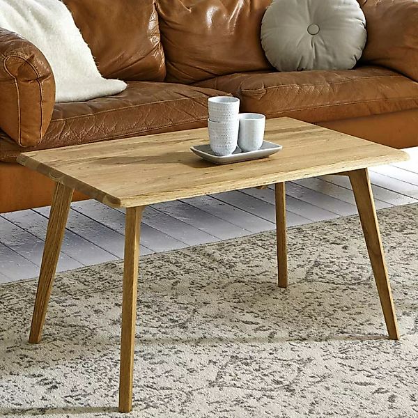 Couch Tisch Massivholz aus Eiche geölt Landhausstil günstig online kaufen