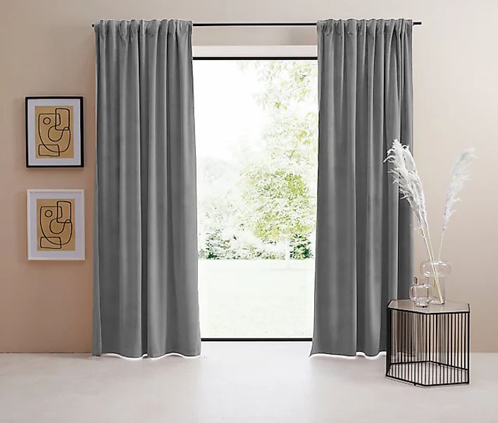 LeGer Home by Lena Gercke Vorhang »Samt Ladina« Multifunktionsband 1 Stk. t günstig online kaufen