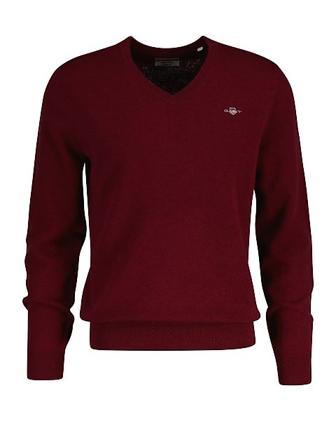 Gant V-Ausschnitt-Pullover EXTRAFINE LAMBSWOOL V-NECK mit günstig online kaufen
