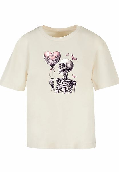 F4NT4STIC T-Shirt "Skelett hält Herzballon", Premium Qualität günstig online kaufen
