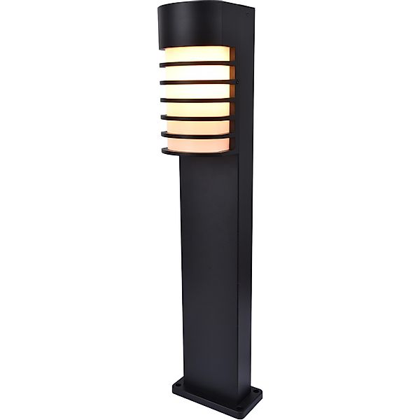 Lutec Wegeleuchte Fulton 1-flammig Mattschwarz 75 cm x 17 cm x 16 cm günstig online kaufen