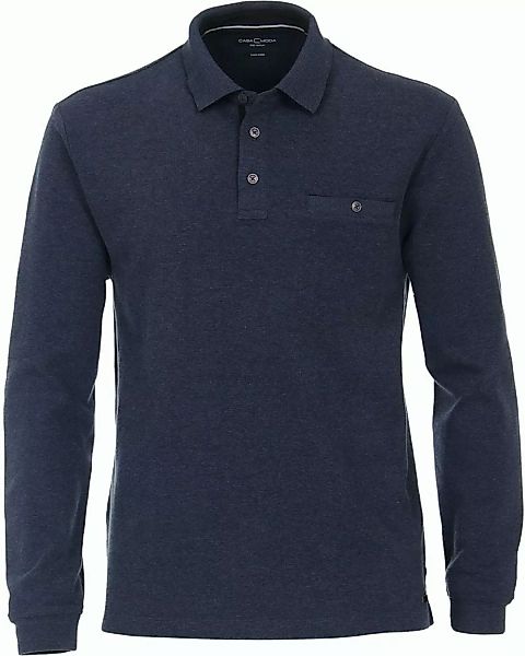 Casa Moda Poloshirt LS Dunkelblau - Größe XL günstig online kaufen