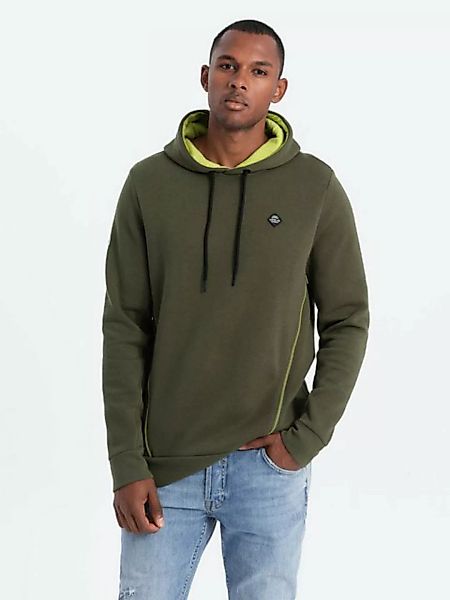 OMBRE Kapuzensweatshirt Kapuzensweatshirt für Männer mit Reißverschlusstasc günstig online kaufen