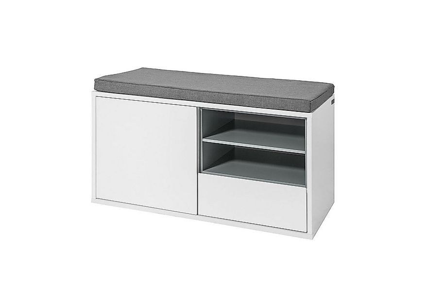 SoBuy Schuhbank FSR37, Sitzbank mit Sitzkissen Bettbank Schuhschrank Garder günstig online kaufen
