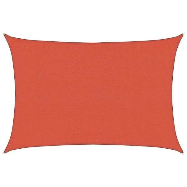 vidaXL Sonnensegel 160 g/m² Rechteckig Terrakottarot 3,5x5 m HDPE 311352 günstig online kaufen