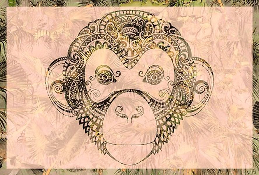 Architects Paper Fototapete »Atelier 47 Monkey Pattern 1« orientalisch glat günstig online kaufen