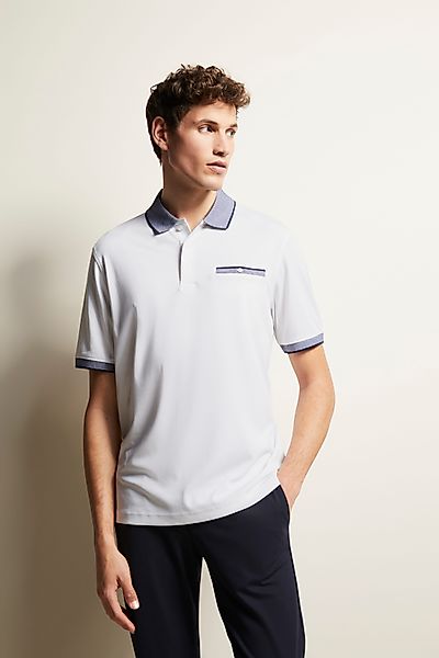 bugatti Poloshirt farbliche Akzente an Kragen, günstig online kaufen