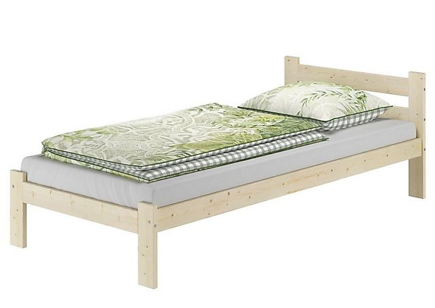 ERST-HOLZ Bett Unbehandeltes Holzbett Futonbett 90 x 200 Fichte, Fichteunbe günstig online kaufen