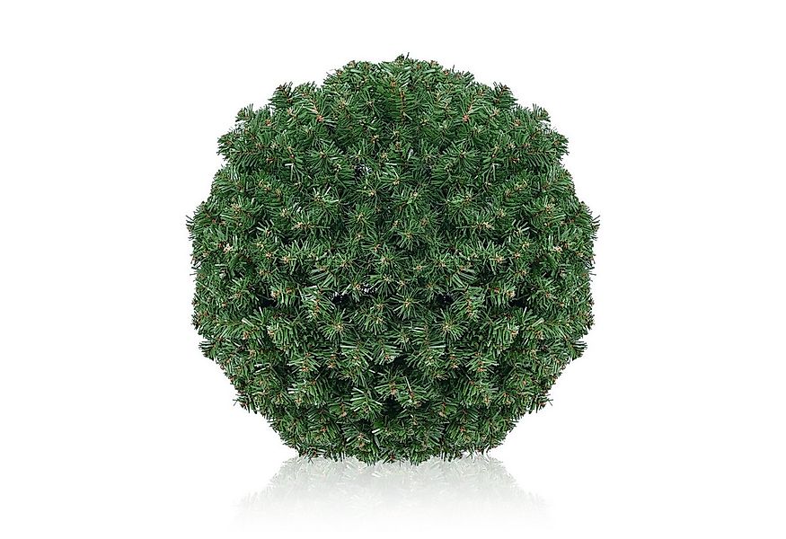 Kunstpflanze Künstliche Pflanze Kugel Weihnachtsdeko Tannenkugel 40 cm Kuns günstig online kaufen