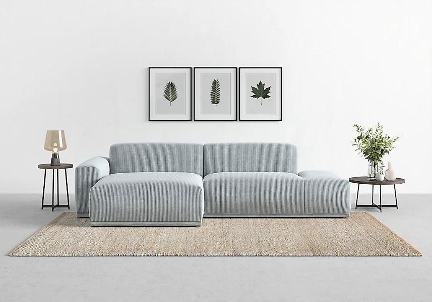 TRENDMANUFAKTUR Ecksofa "Braga, mit hochwertigem Kaltschaum, L-Form, in Cor günstig online kaufen