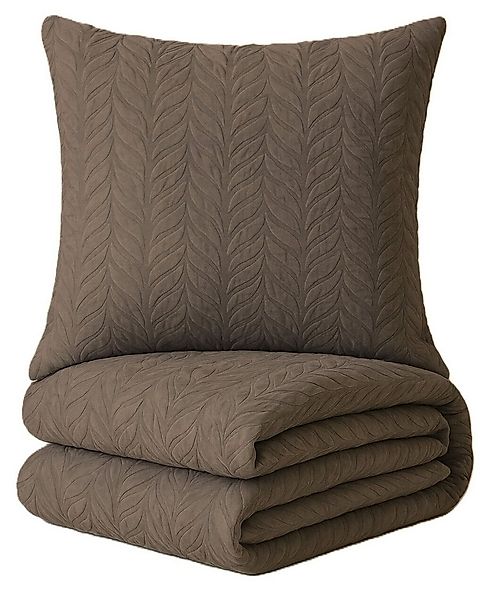 One Home Bettwäsche Prägemuster Blumen, Flanell, 2 teilig, geblümt Damast, günstig online kaufen