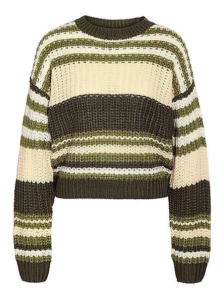 Noisy may Strickpullover Gestreifter Grobstrick, Lässig & Bequem (1-tlg) NM günstig online kaufen