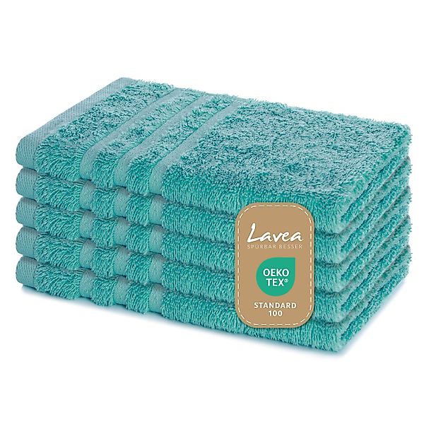 Lavea Handtuch Set saugstarke Frottierserie Elena, günstig online kaufen