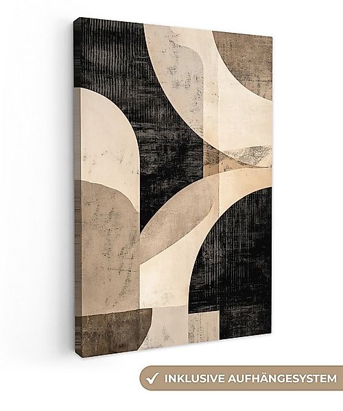 OneMillionCanvasses® Leinwandbild Abstrakt - Formen - Modern - Beige, Fotod günstig online kaufen