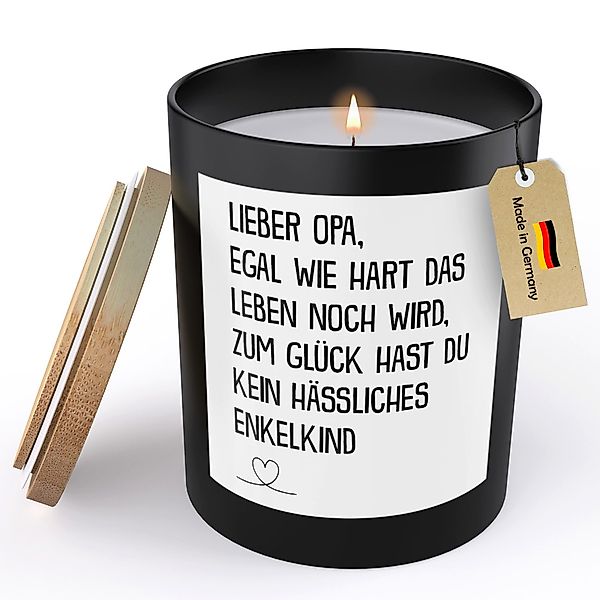 22Feels Duftkerze Deko Opa Geschenk Geburtstag günstig online kaufen