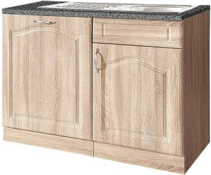 wiho Küchen Spülenschrank "Linz" 110 cm breit, inkl. Tür/Sockel für Geschir günstig online kaufen