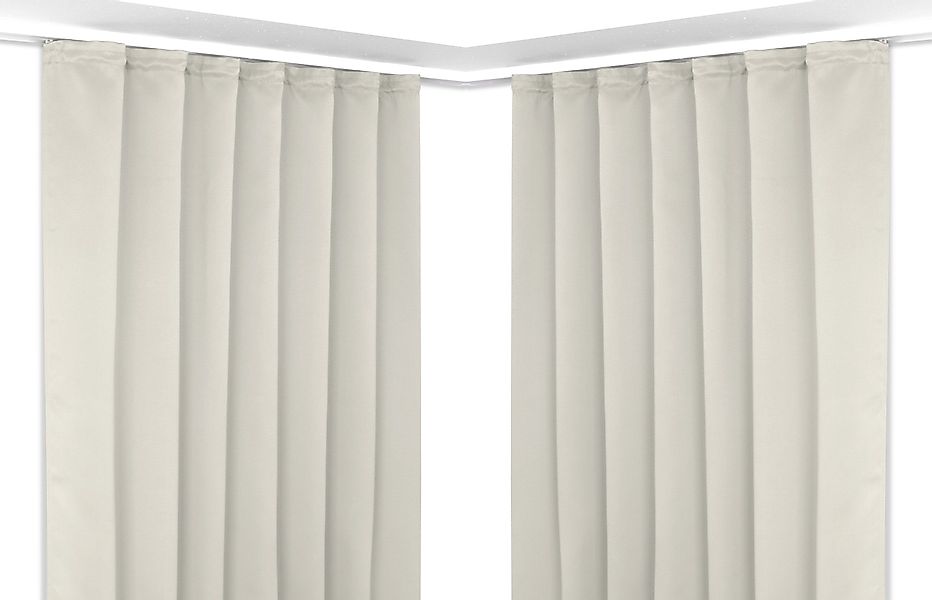 Beautex Verdunkelungsvorhang 2er Set Verdunkelungsgardine mit günstig online kaufen