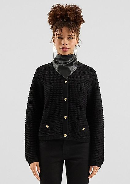 QS Cardigan Strickjacke Cardigan mit Strukturmuster günstig online kaufen