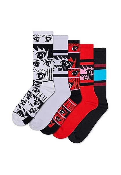 Happy Socks Basicsocken 5-Pack Anime Socks Verstärkte Ferse, besserer Halt günstig online kaufen