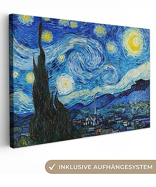 OneMillionCanvasses® Leinwandbild Die sternenklare Nacht - Vincent van Gogh günstig online kaufen