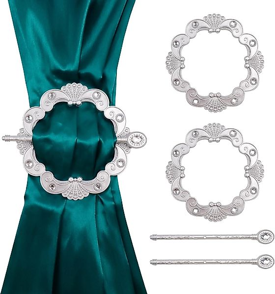 BYSURE Raffhalter, (2-tlg), Vorhang-Raffhalter aus Kunststoff günstig online kaufen
