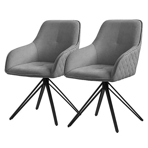 ML-DESIGN Polsterstuhl Esszimmerstuhl aus Textil Webstoff günstig online kaufen
