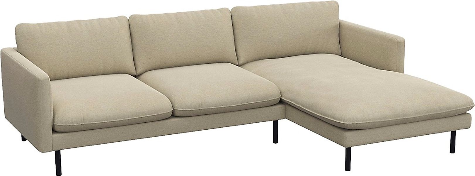 FLEXLUX Ecksofa »Bolzano, elegant und bequem, L-Form«, Sitzaufbau mit Kalts günstig online kaufen