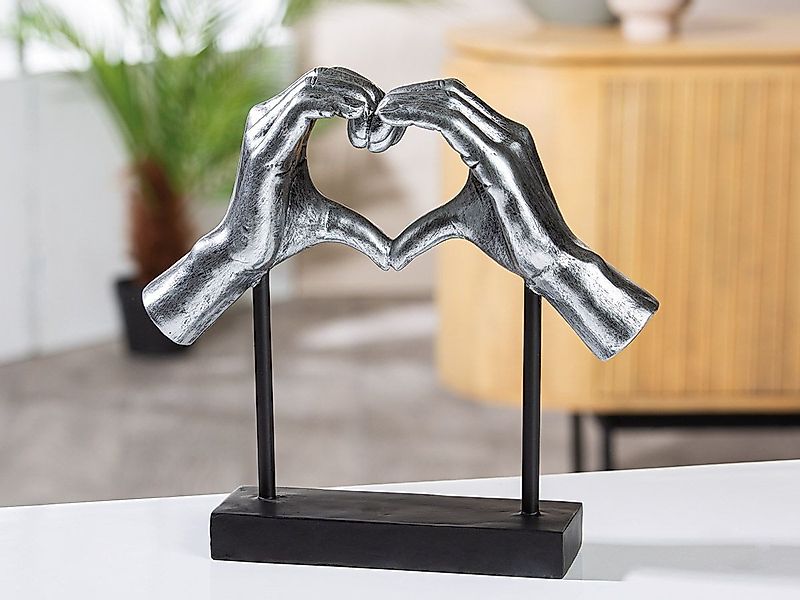 MF Skulptur Herzmoment Skulptur Hände Silber günstig online kaufen