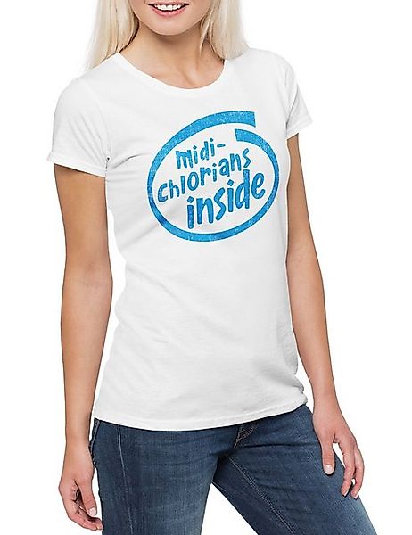 Urban Backwoods Print-Shirt Midi-Chlorians Inside Damen T-Shirt Star Midi-C günstig online kaufen