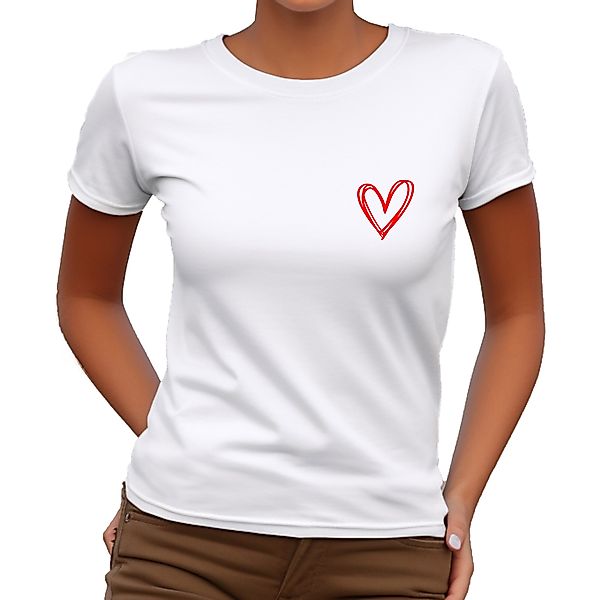 Banco T-Shirt Damen Kurzarm Love Liebe günstig online kaufen