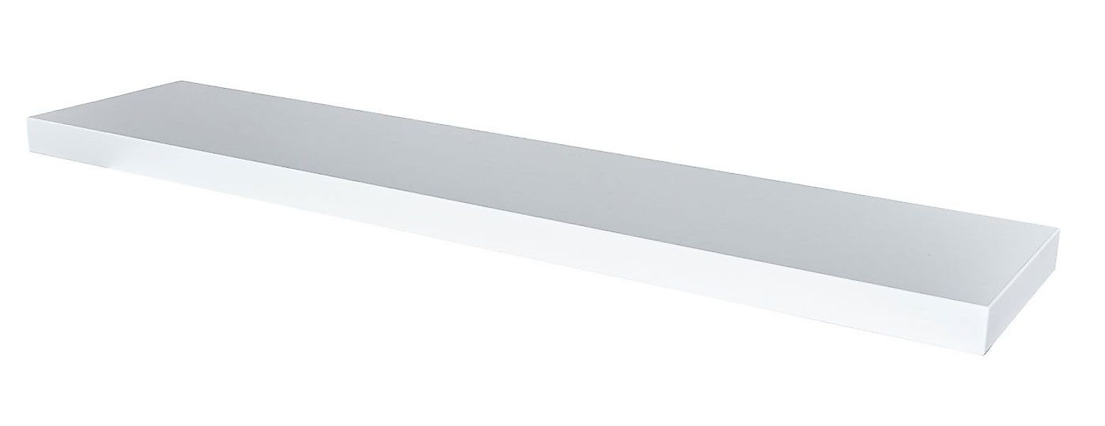 Levandeo® Wandregal, Wandboard Bobby 100cm weiß günstig online kaufen