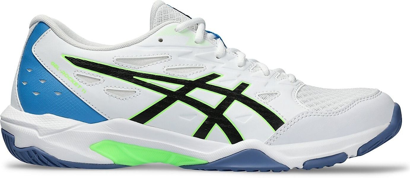 Asics GEL-ROCKET 11 WHITE/LIME BURST Basketballschuh günstig online kaufen
