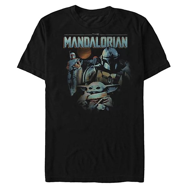 Star Wars - The Mandalorian - Gruppe Bobas Back - Männer T-Shirt günstig online kaufen