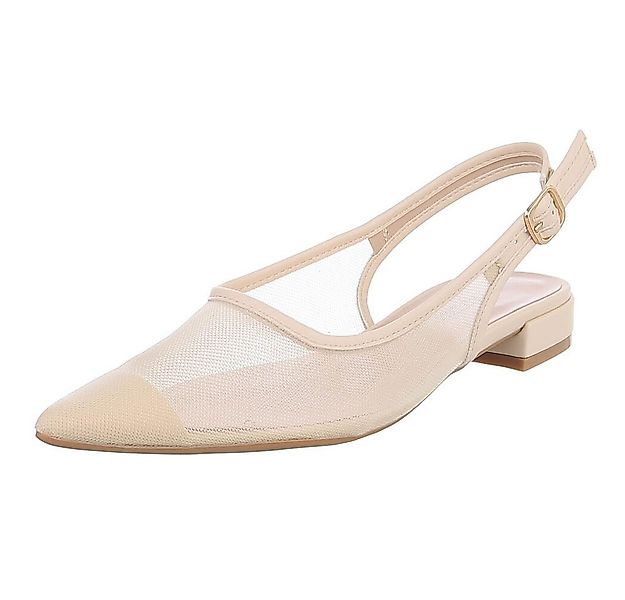 Ital-Design Elegante Sling-Pumps mit atmungsaktivem Obermaterial und Blocka günstig online kaufen