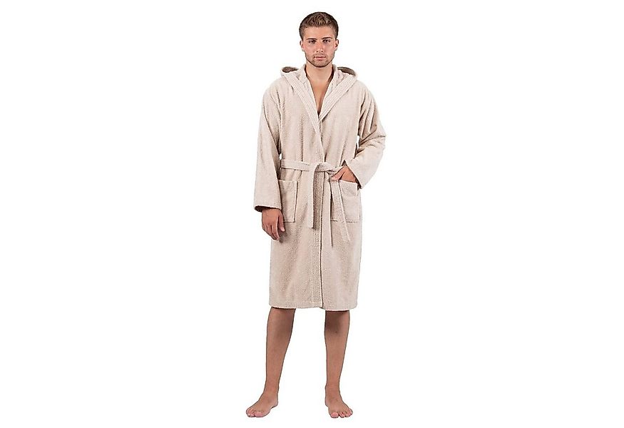 Herrenbademantel Komfortec Bademantel Herren mit Kapuze, 100% Weich, Frotti günstig online kaufen